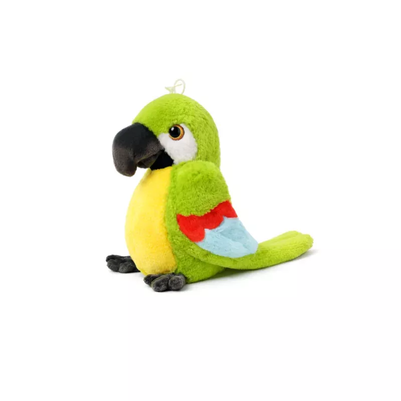 Colorful Plush Parrot Toy 8 Inch Soft Stuffed Macaw Bird Plush ST15901.