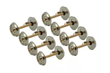DCCconcepts HO Scale ~ Quality Resistive Wheelsets OO/16.5mm Track 8x 10.5mm (2’8″) ~ DCW-W10.5R-OO