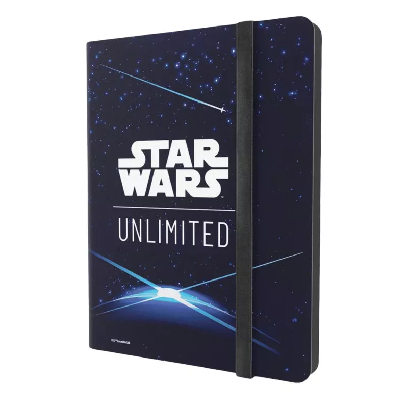 Gamegenic Star Wars Unlimited 18-Pocket Album - Card Black Blue