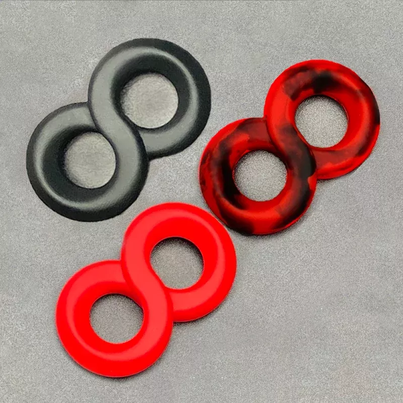 "Infinity Loop" Silicone Cock Rings
